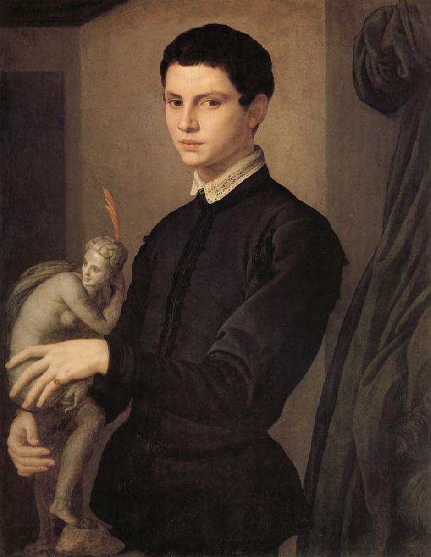 Agnolo Bronzino Portrait d'un sculpteur on d'un jeune amateur China oil painting art